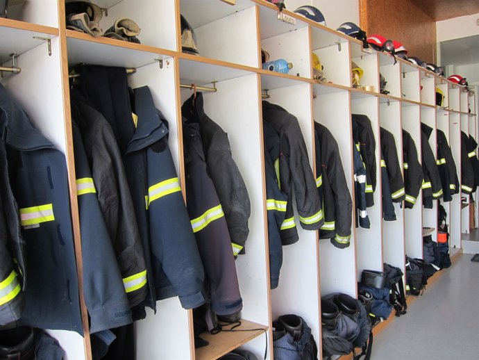 Trajes de bomberos, emergencias