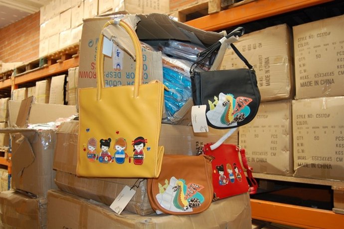 Bolsas de mano falsificadas