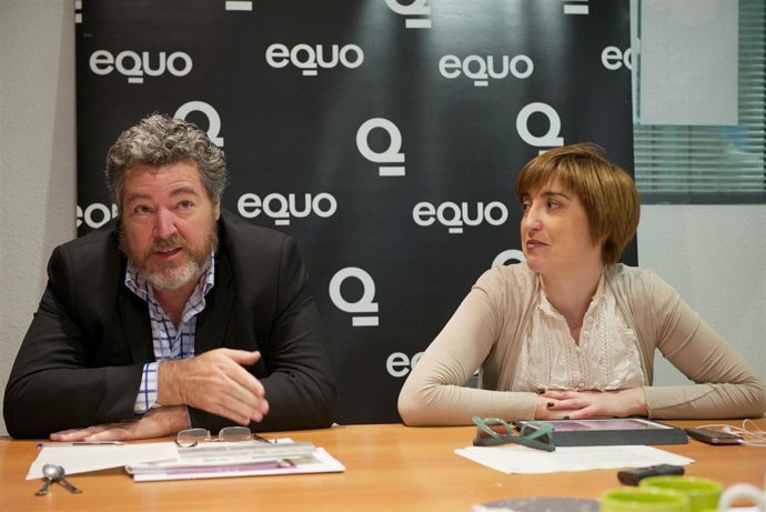 Juan López de Uralde y Reyes Montiel, portavoces del partido Equo