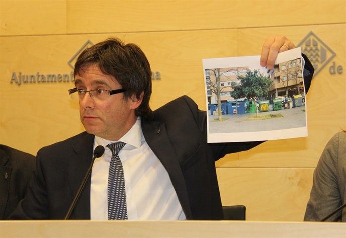 El alcalde de Girona, Carles Puigdemont (CiU)