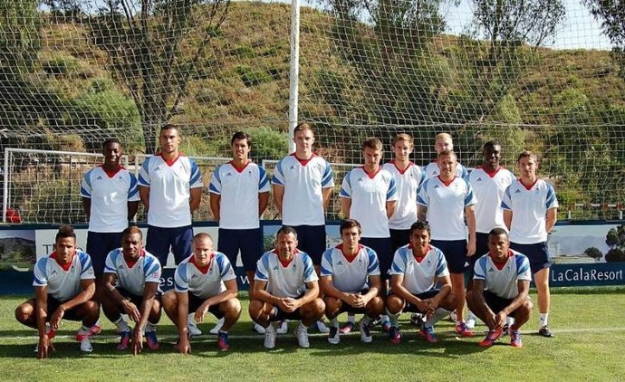Equipo de fútbol en las instalaciones de La Cala Resort de Mijas