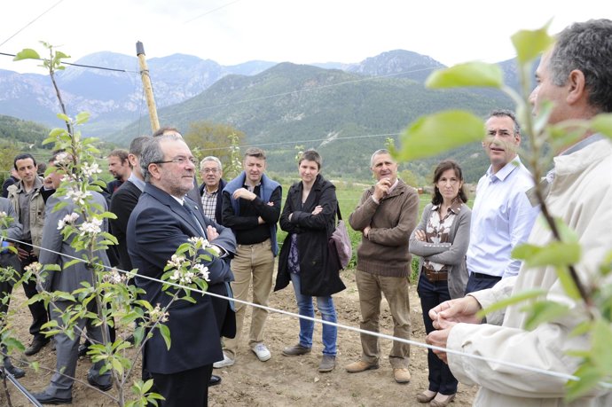 El presidente de la Diputación de Lleida, Joan Reñé