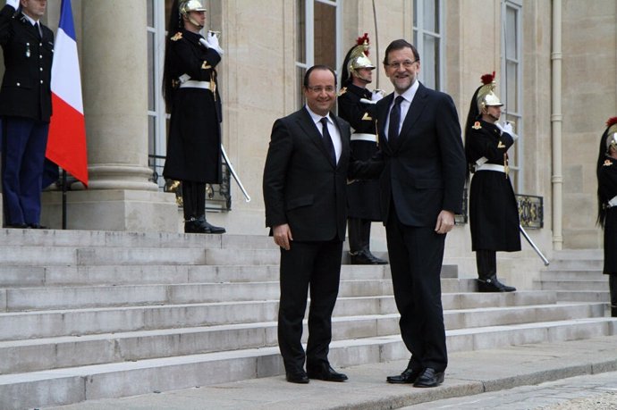 Mariano Rajoy y François Hollande