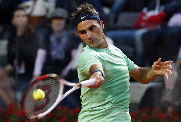 Federer en el Masters 1000 de Roma