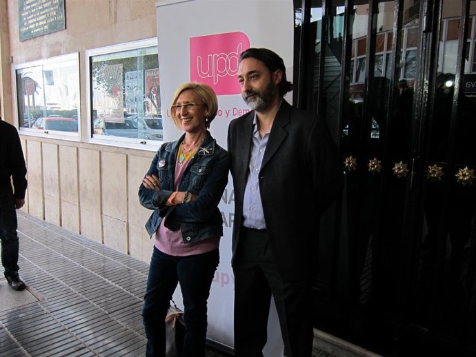Rosa Díez y Juan Luis Calbarro