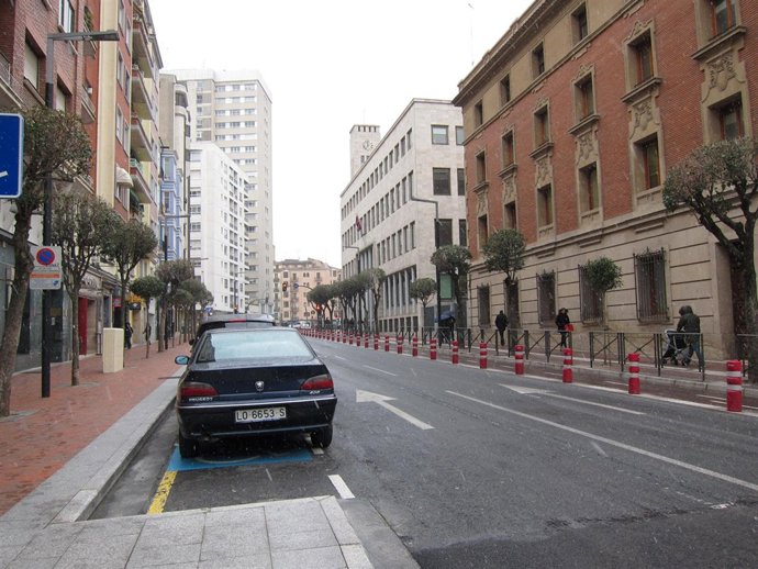 Copos de nieve en Logroño