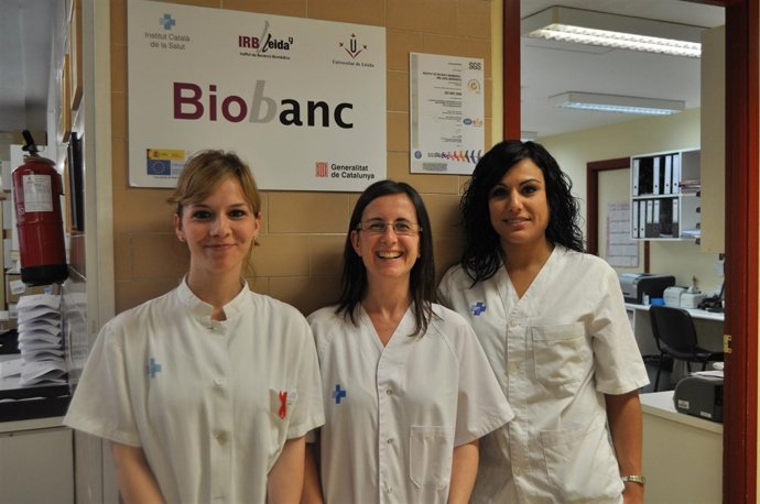 Equipo del Biobanc del IRB de Lleida