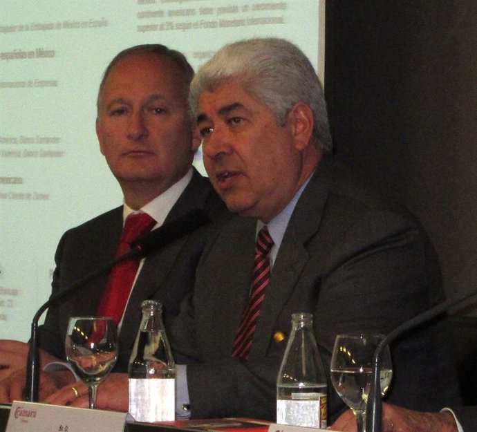 El embajador de México en España, Francisco Javier Ramírez Acuña, en la jornada.