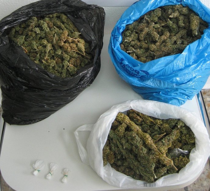 Bolses con mariguana