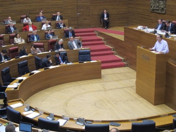 Torró (EUPV) en un momento de su intervención en el pleno