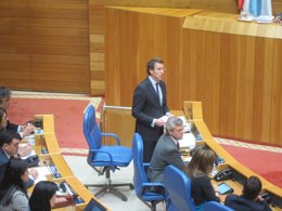 Feijóo en la sesión de control del 15 de mayo