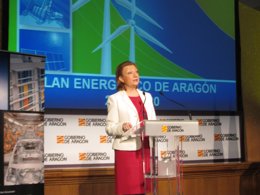 La presidenta Luisa Fernanda Rudi ha presentado el Plan Energético de Aragón