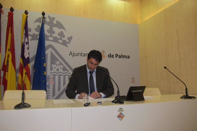 El portavoz del Ayuntamiento de Palma, Julio Martínez