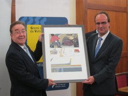 M. Donnay (Gremio del Motor) y  A.Llúzar (Gestores Administrativos de Catalunya)