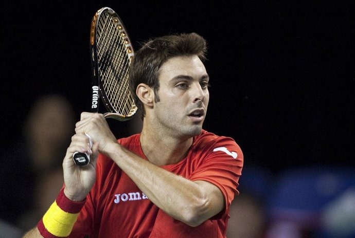 Marcel Granollers en la Copa Davis con España