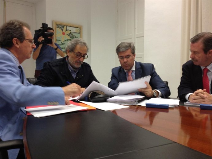 Fernández de Moya junto a Chamizo hoy