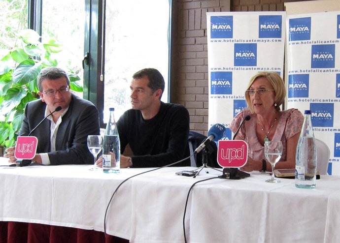 Fernando Llopis, Toni Cantó y Rosa Díez