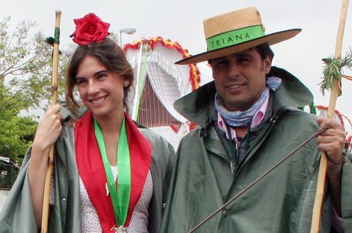 Francisco Rivera y Lourdes Montes en el Rocío