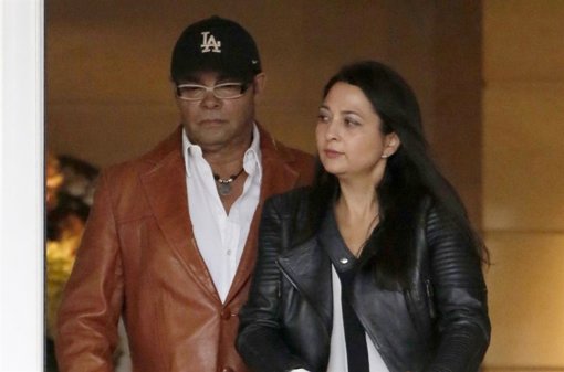 Eduardo Cruz con Carmen Moreno