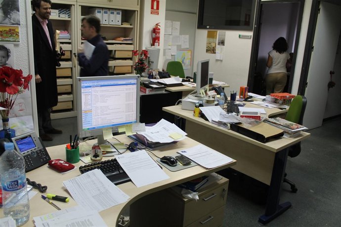 FUNCIONARIO, OFICINA, TRABAJADOR, 