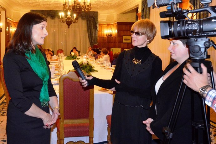 Igual entrevistada para la TV ruso-ucraniana