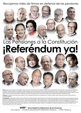 Mesa estatal pro-referéndum para las pensiones