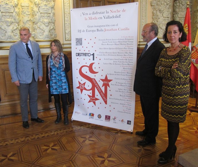 Presentación de la tercera Shopping Night del comercio de Valladolid