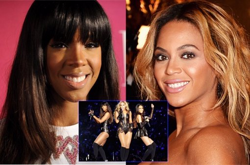Kelly Rowland y Beyoncé junto a total Destiny's Child