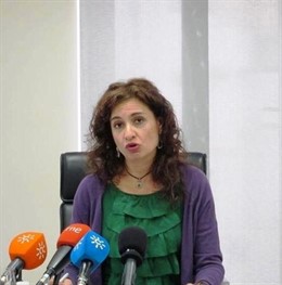 La consejera de Salud de la Junta, María Jesús Montero, en Granada