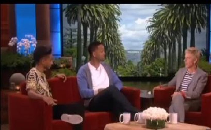Will y Jaden Smith en "The Ellen Degeres Show"