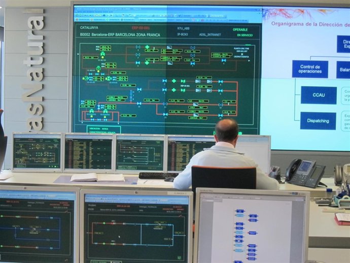 Centro de control de Gas Natural Fenosa