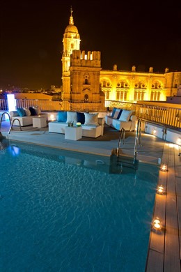 Hotel molina lario malaga terraza 