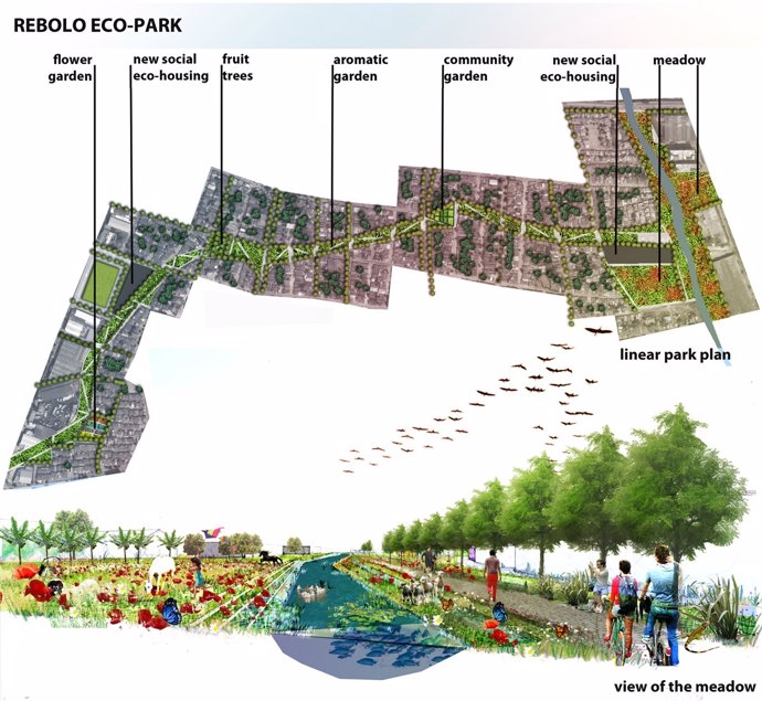 Proyecto 'Rebolo Eco-Park', ganador concurso Interface