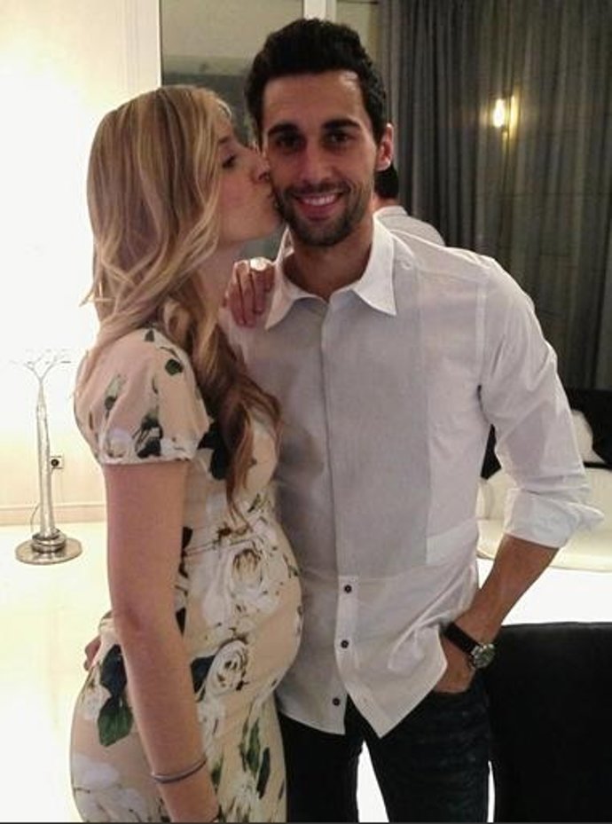 Carlota Ruiz y Álvaro Arbeloa