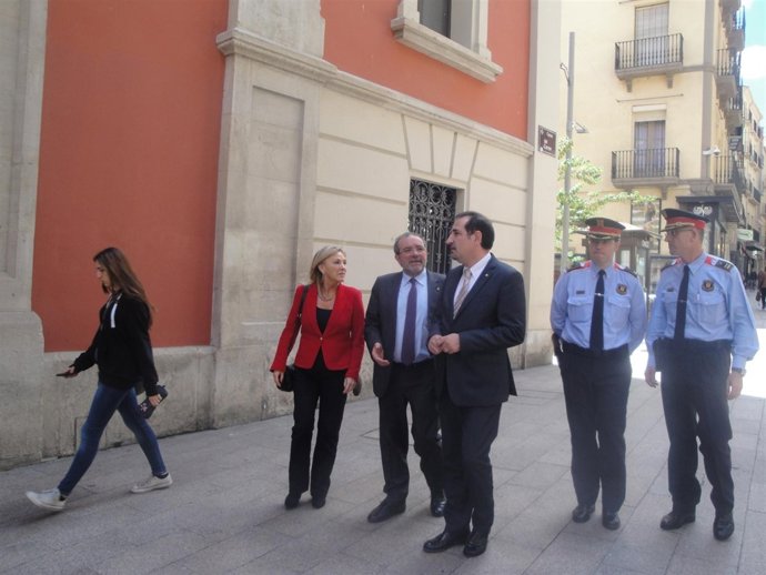 Visita del conseller Ramon Espadaler a Aitona