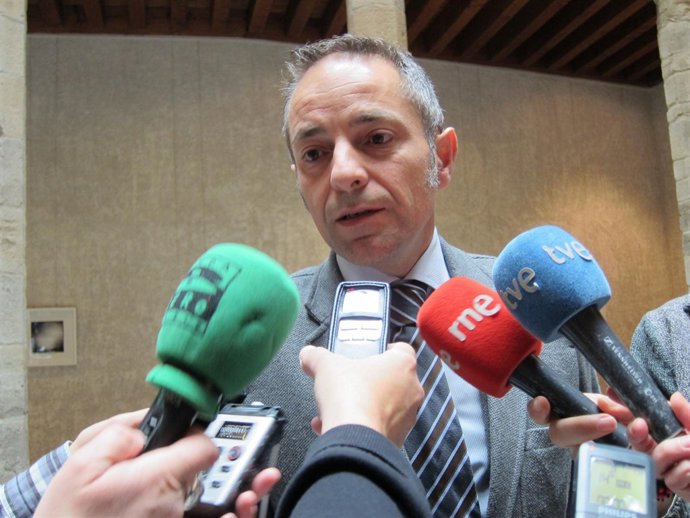 El portavoz del Gobierno de Navarra, Juan Luis Sánchez de Muniáin.