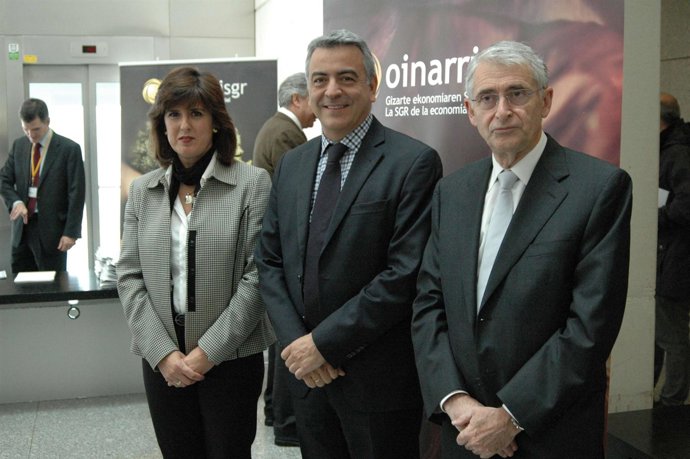 Elena Zarraga, Javier de Andrés y José Ignacio Garate