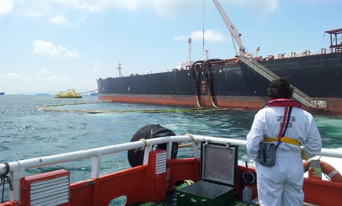 Capitanía Marítima de Algeciras hace la primera inspección a un buque 