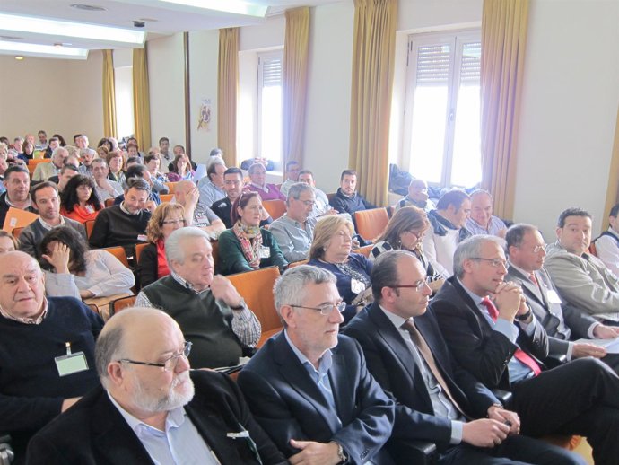 Agustín Prieto en la inauguración del XII Congreso de UGT en Valladolid