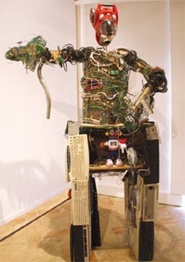 'Monstruo' Realizado Por Los Alumnos Del Colegio San Benito De Miranda De Arga.