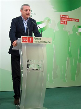 El portavoz del PSOE en el Parlamento andaluz, Francisco Álvarez de la Chica.