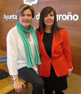 Paloma Corres y Pilar Calvo