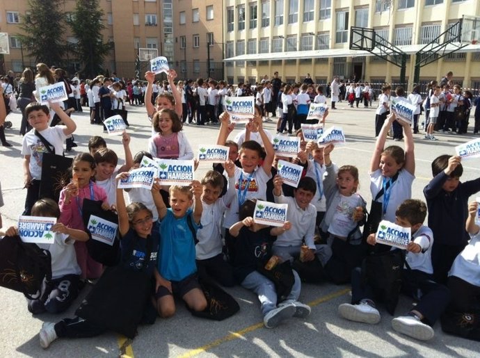 Alumnos de Primaria, ESO y Bachillerato ha conrrido contra la desnutrición