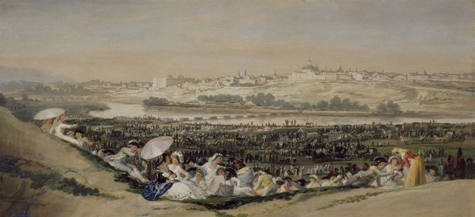 La pradera de San Isidro (Francisco de Goya)