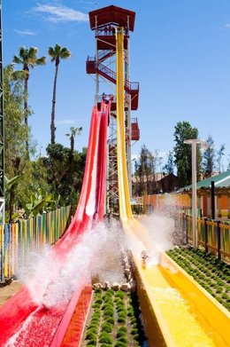 Tobogán en PortAventura