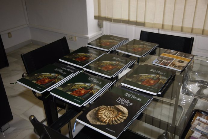 Imagen de los libros publicados sobre los museos de la ciudad 