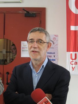 El secretario general de UGT en Castilla y León, Agustín Prieto