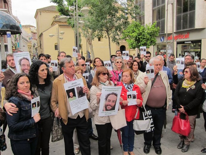 Concentración por el desaparecido Antonio Muñoz