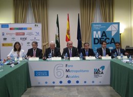 Hernández Mollar, De la Torre y Bendodo en el VI Foro de Alcaldes