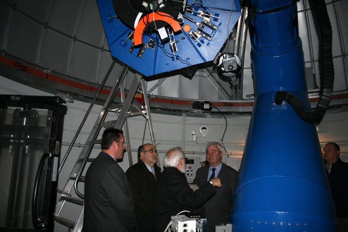 El delegado del Gobierno visita las obras del Observatorio de Javalambre